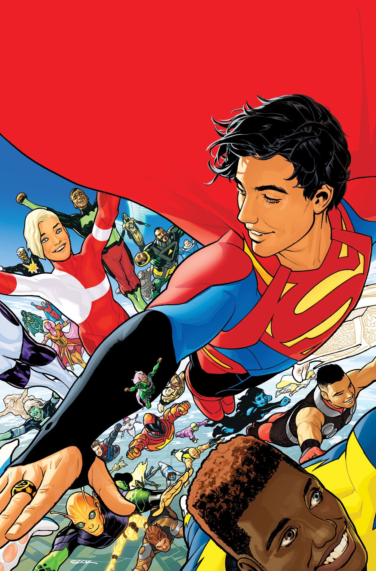 Superboy's Legion of Super-Heroes Induction Involves Aquaman's Trident