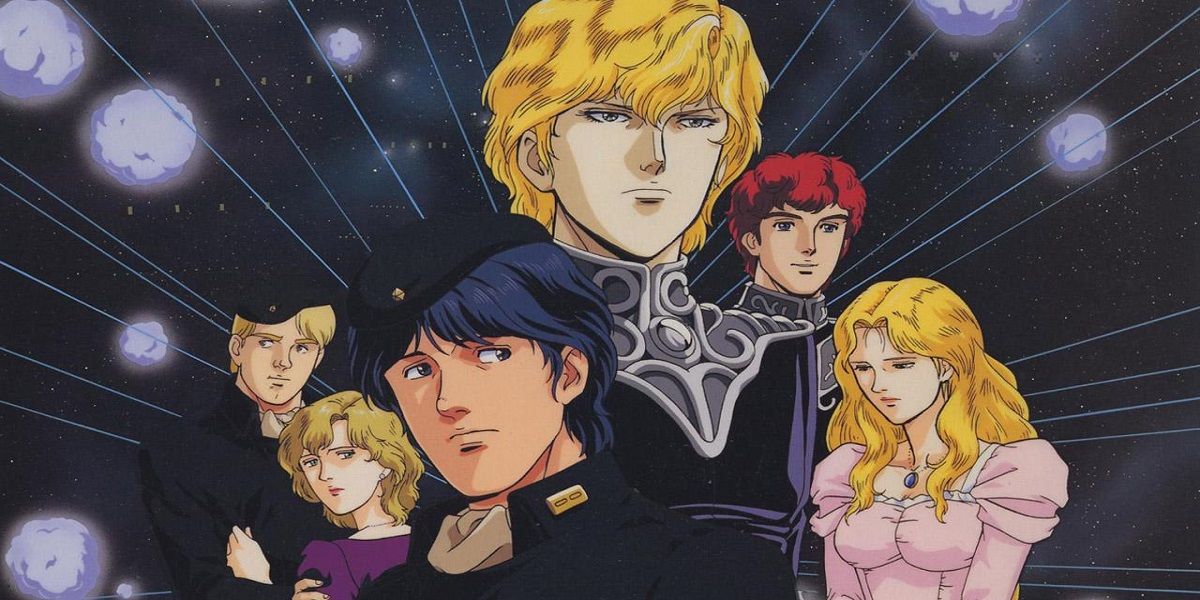 The main cast of the Legend of the Galactic Heroes