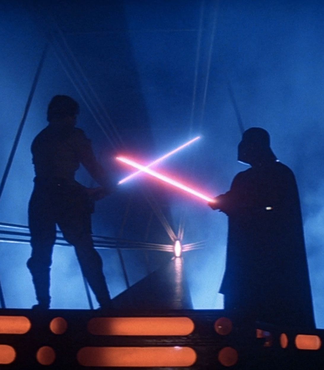 Luke and Vader Lightsaber duel 1093