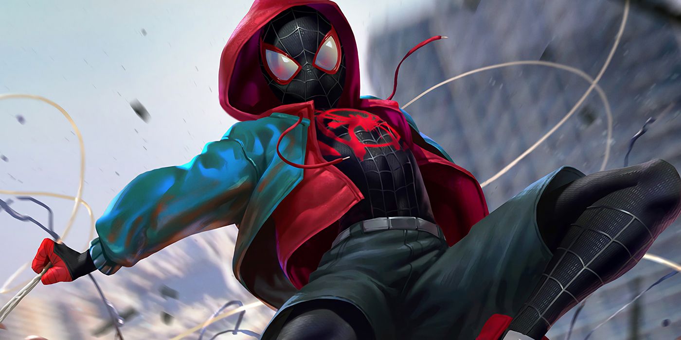 Miles Morales Spider-Man Into The Spiderverse