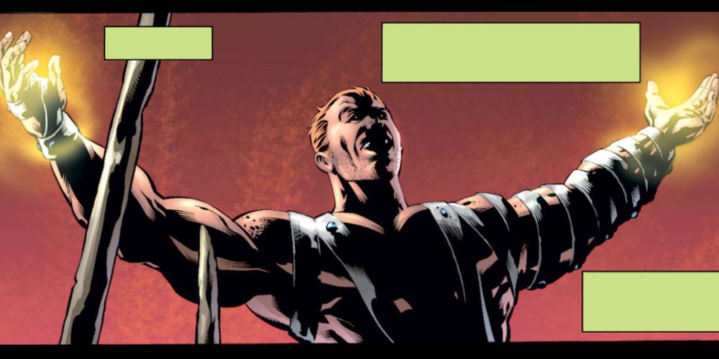 David Richards using his powerful mutant abilities in a dark X-Men future