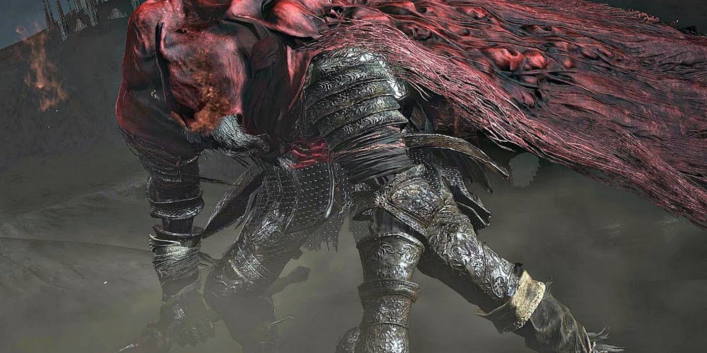 Escravo Cavaleiro Gael em Dark Souls 3.