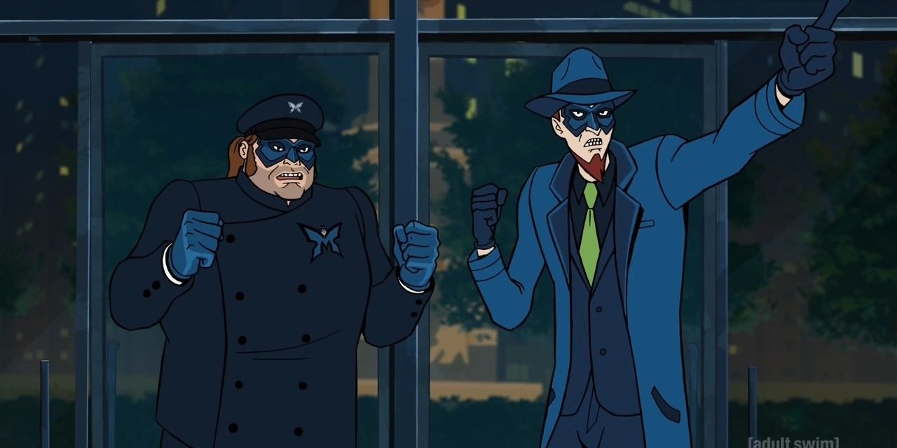 The Blue Morpho vs The Green Hornet for 10 Times the Venture Brothers Outdid What They Lampooned Cropped