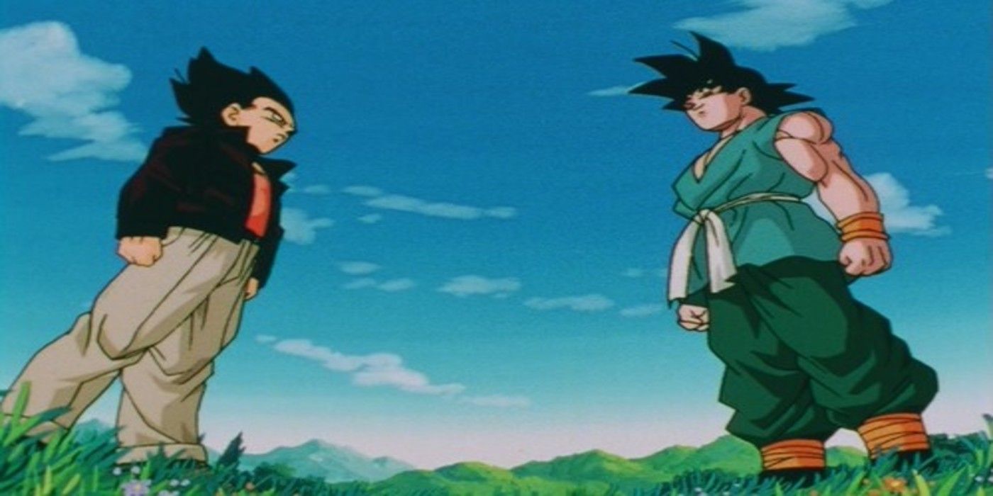 Vegeta and Goku meet at the end of Dragon Ball Z