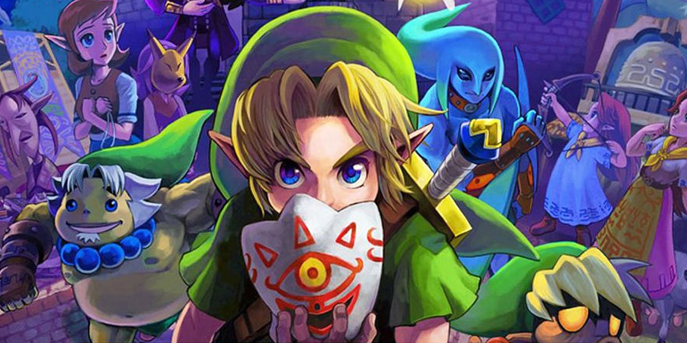 Zelda Majora's Mask - Link with mask