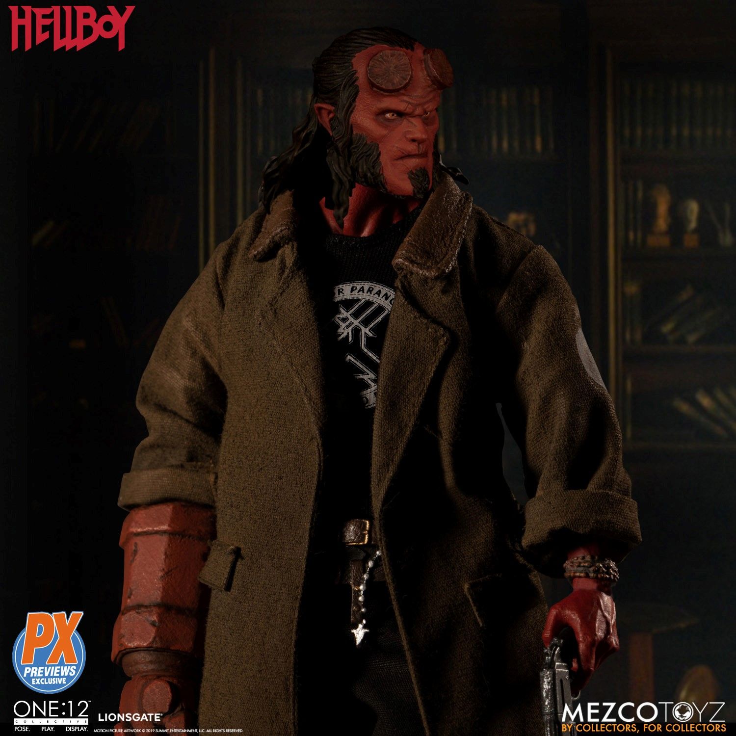 Hellboy PREVIEWS Exclusive Right Hand of Doom & One:12 Hellboy PREVIEWS Exclusive Right Hand of Doom & One:12