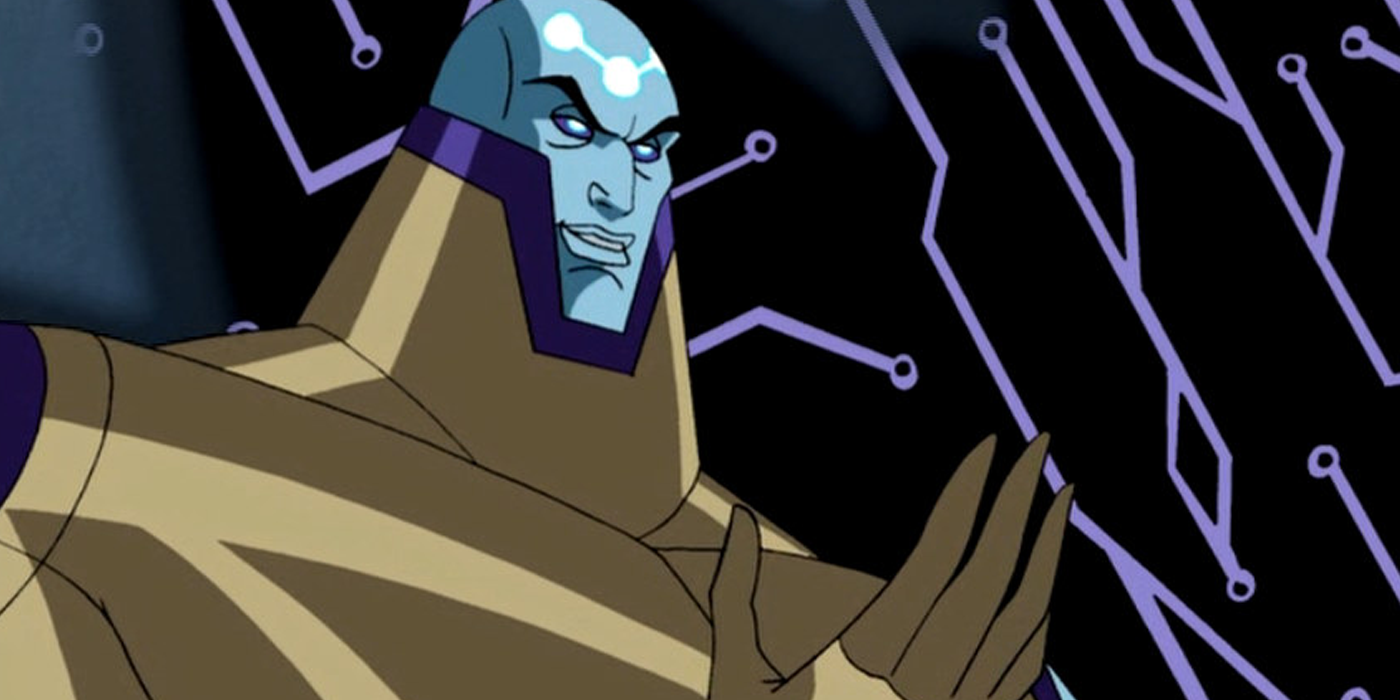 The combined Lex Luthor and Brainiac from Justice League Unlimited 