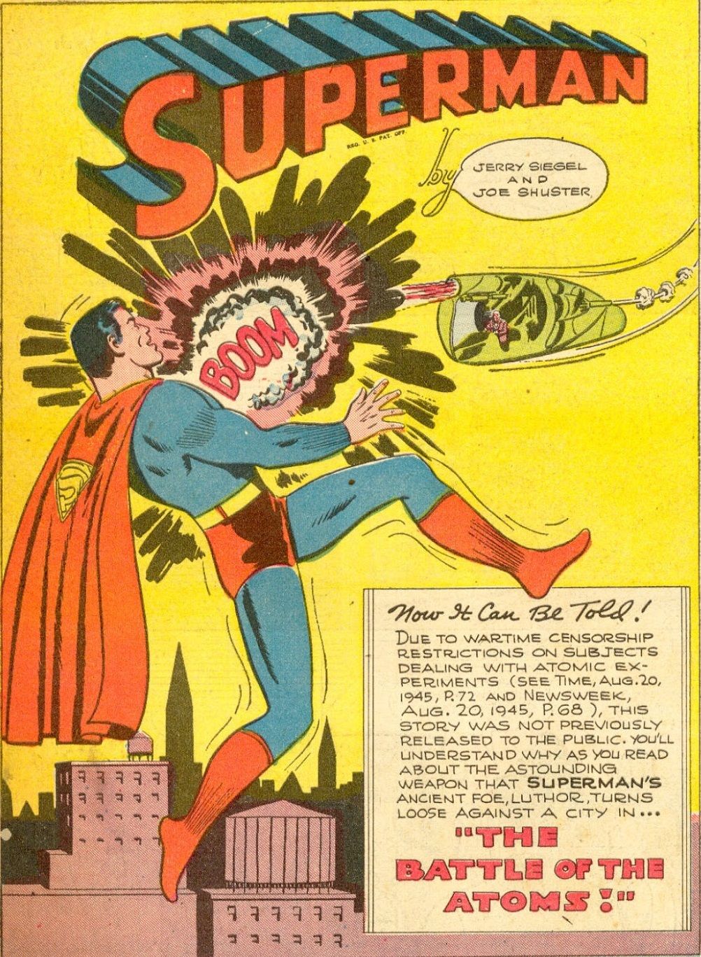 A Superman comic that bragged about being censored