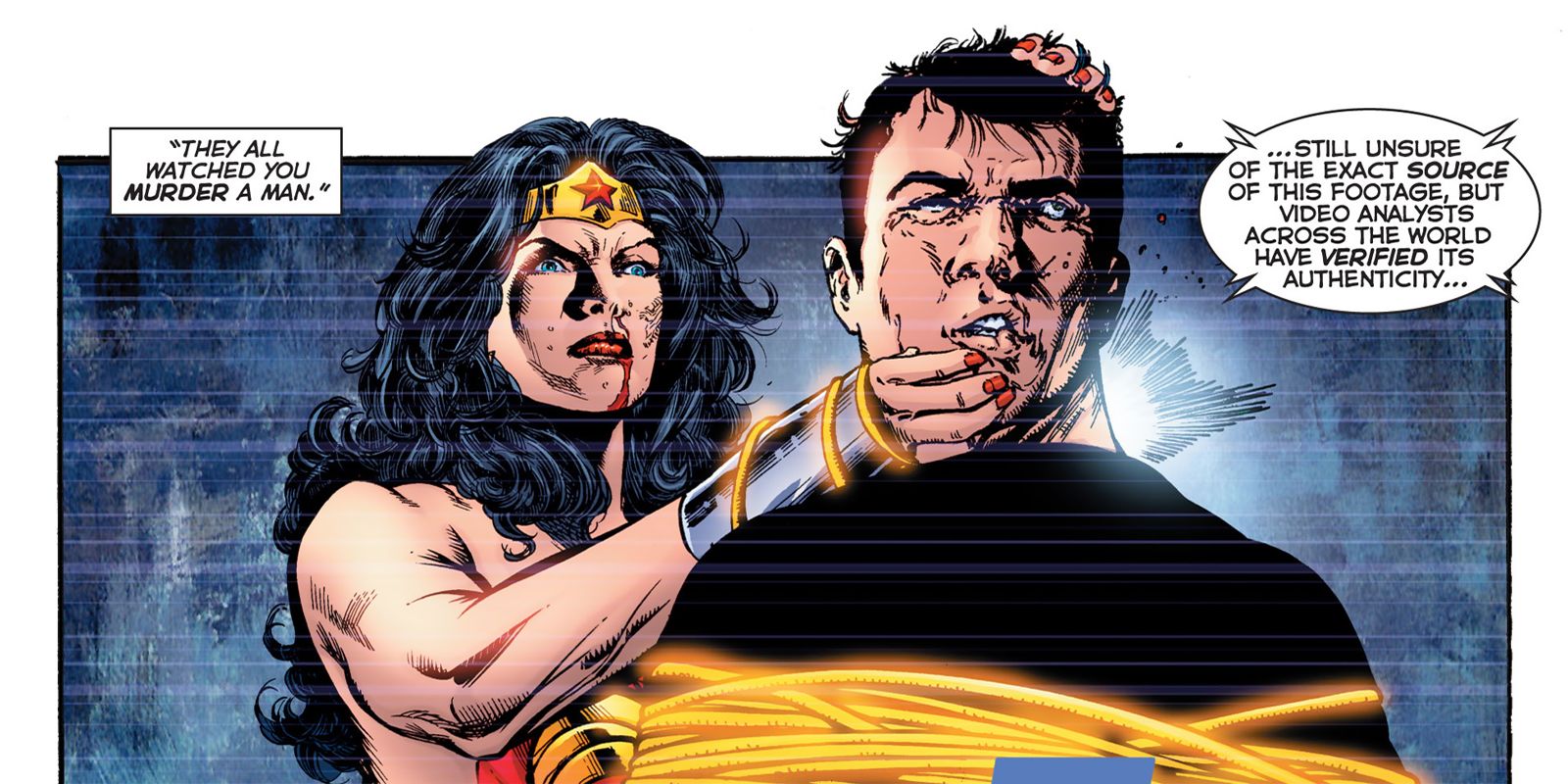 Wonder Woman kills Maxwell Lord in DC Comics