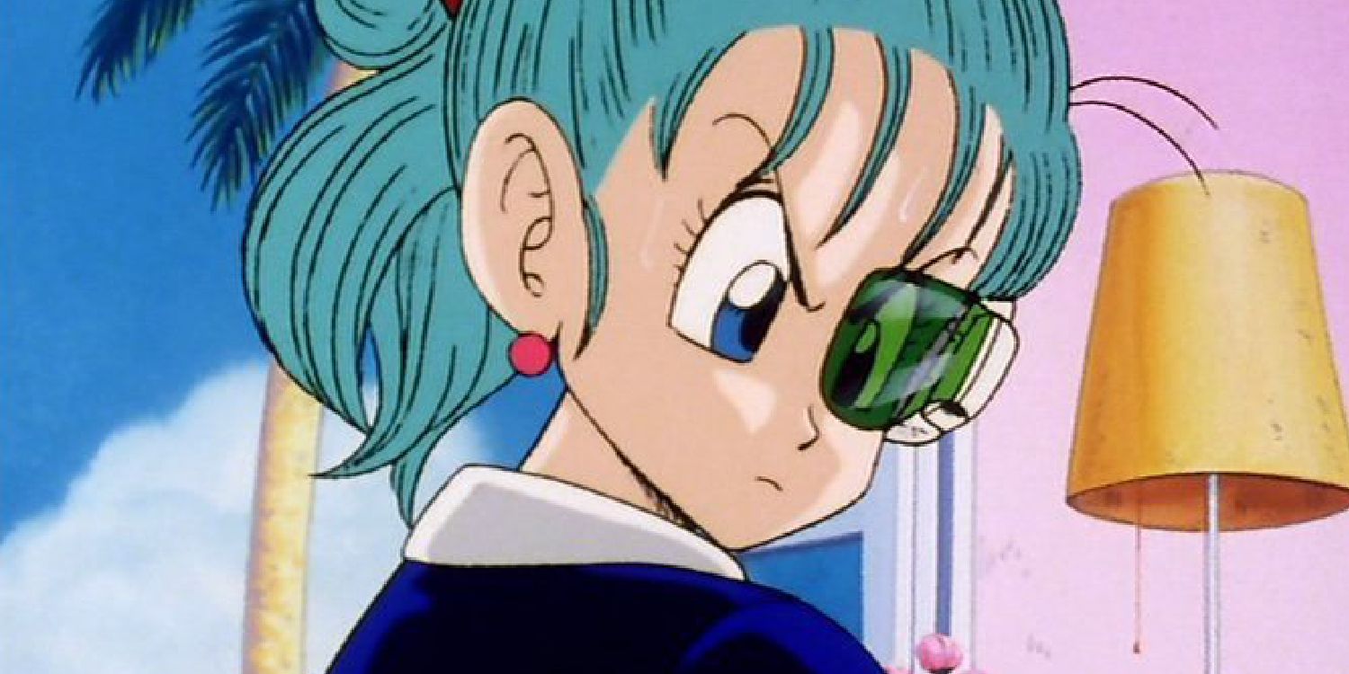 Anime 3. Bulma with a scouter