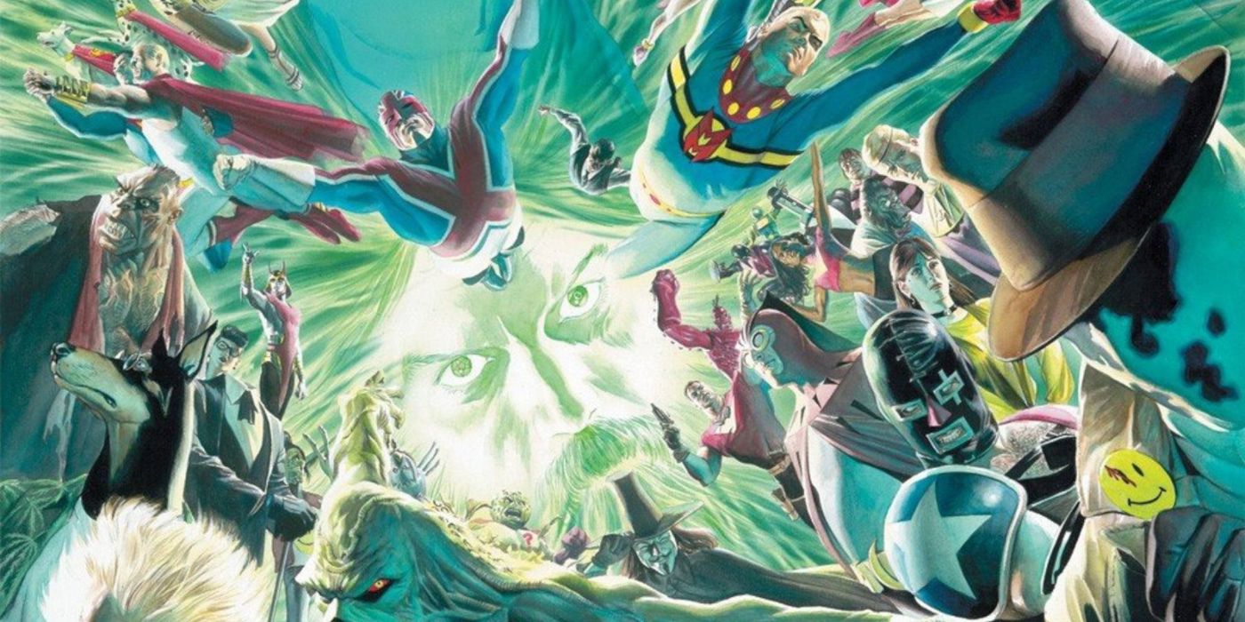 Alan Moore characters by Alex Ross
