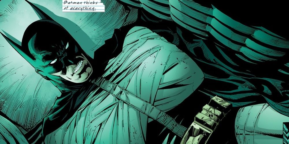 Batman Tied Up Inside A Coffin
