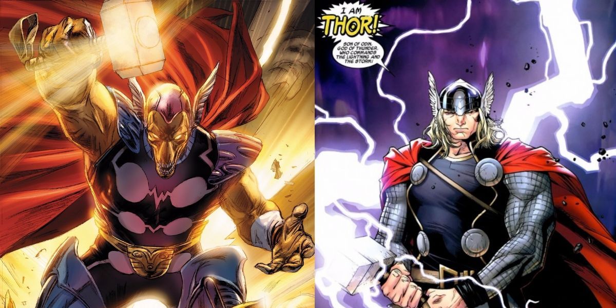 Beta Ray Bill compared to Thor