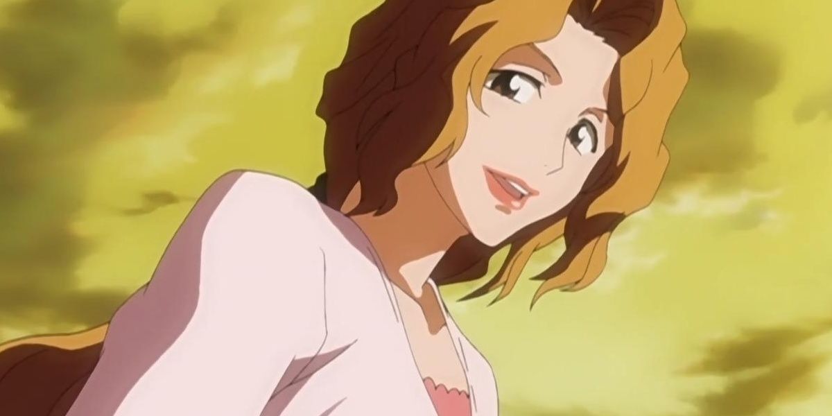 Masaki Kurosaki smiles in Bleach anime.