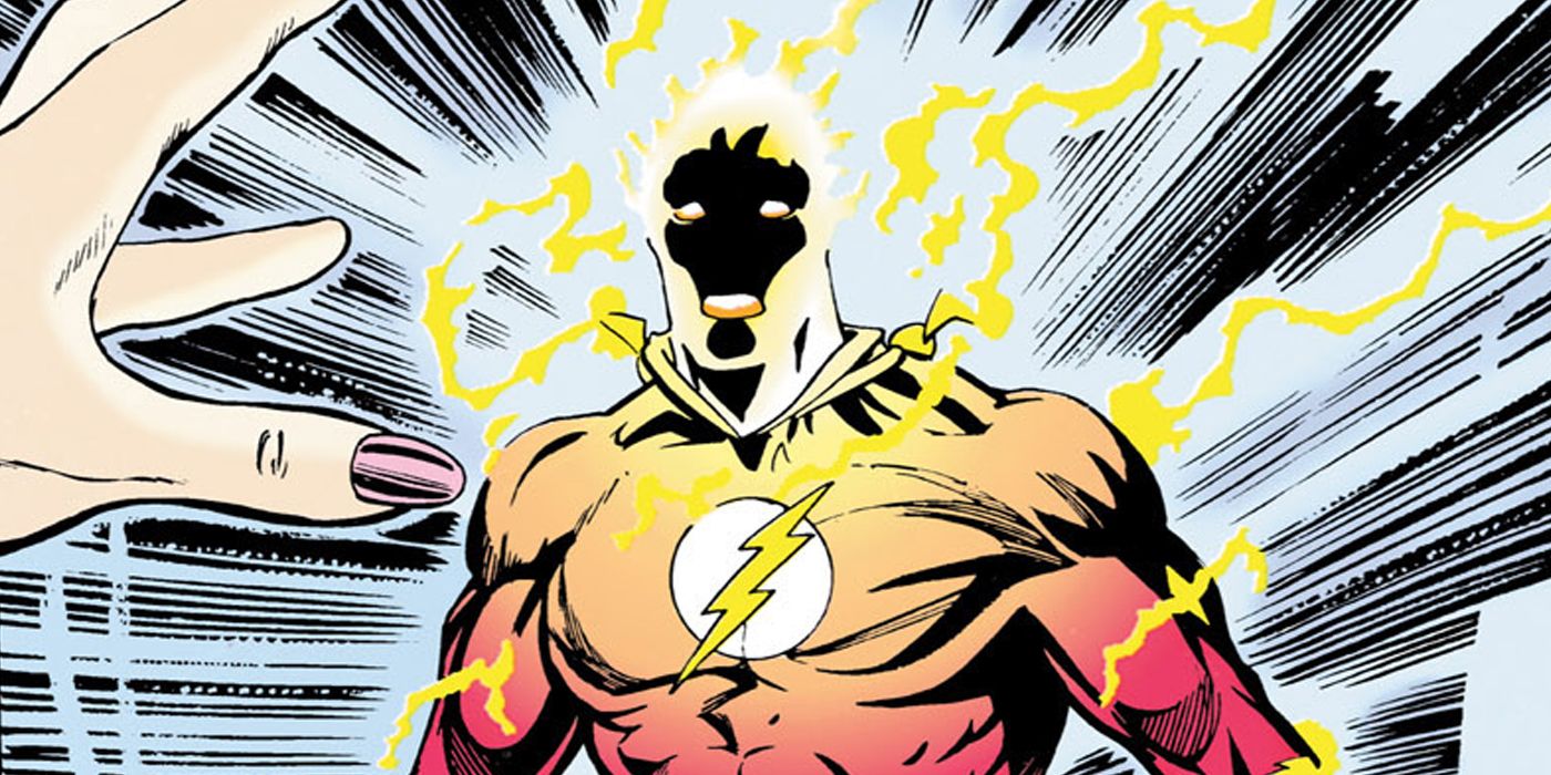 Wally West transformed into energy during the Terminal Velocity storyline