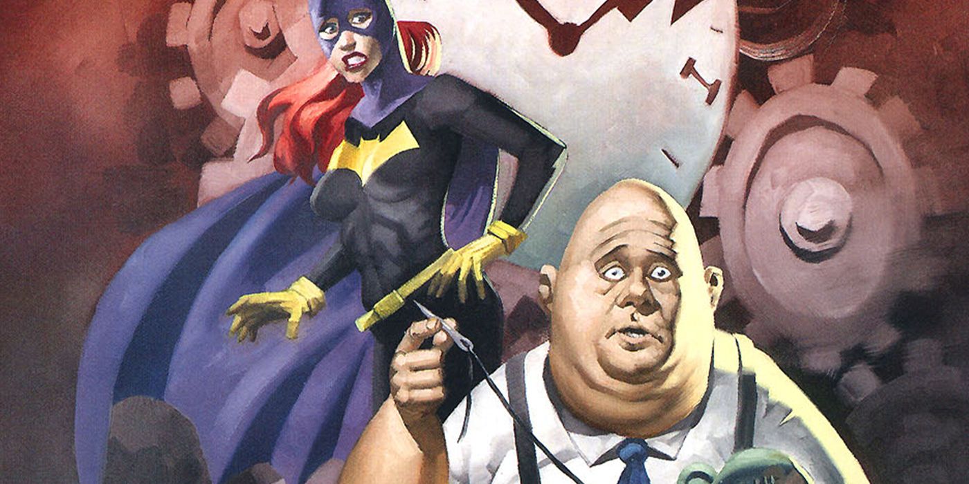 Batgirl in an image alongside the well-meaning villain Humpty Dumpty.
