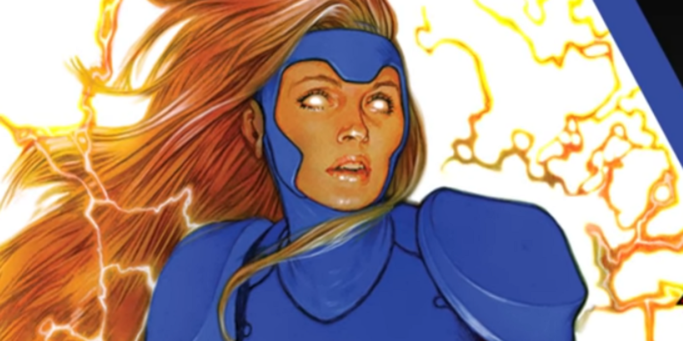 Jean Grey channeling the Phoenix force in X-Men Marvel Comics