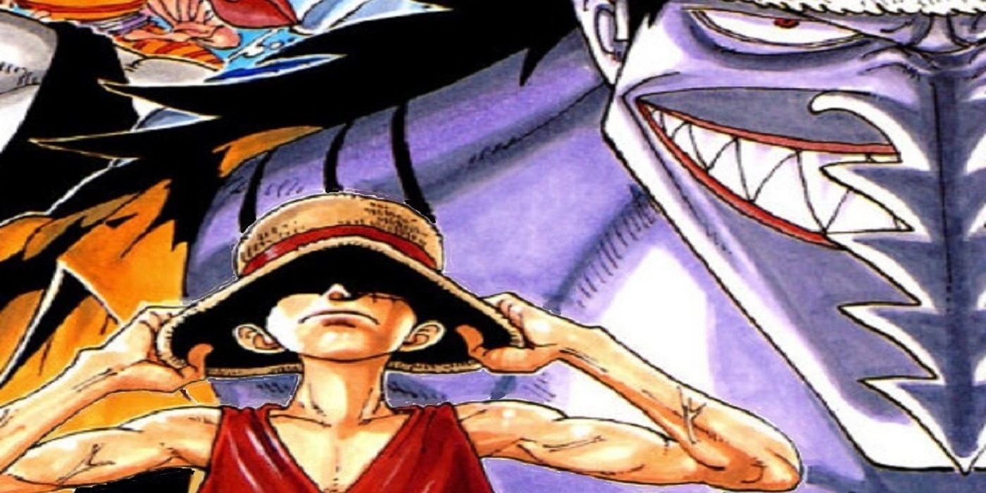 Monkey D. Luffy and Arlong during One Piece's arlong park arc