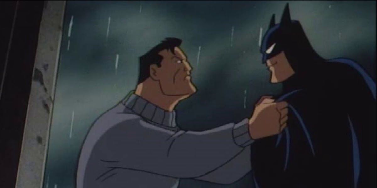Perchance to dream: Wayne holds Batman