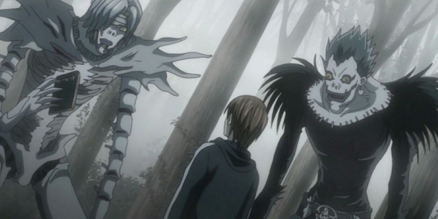 Light Talking To Ryuk And Rem In Death Note