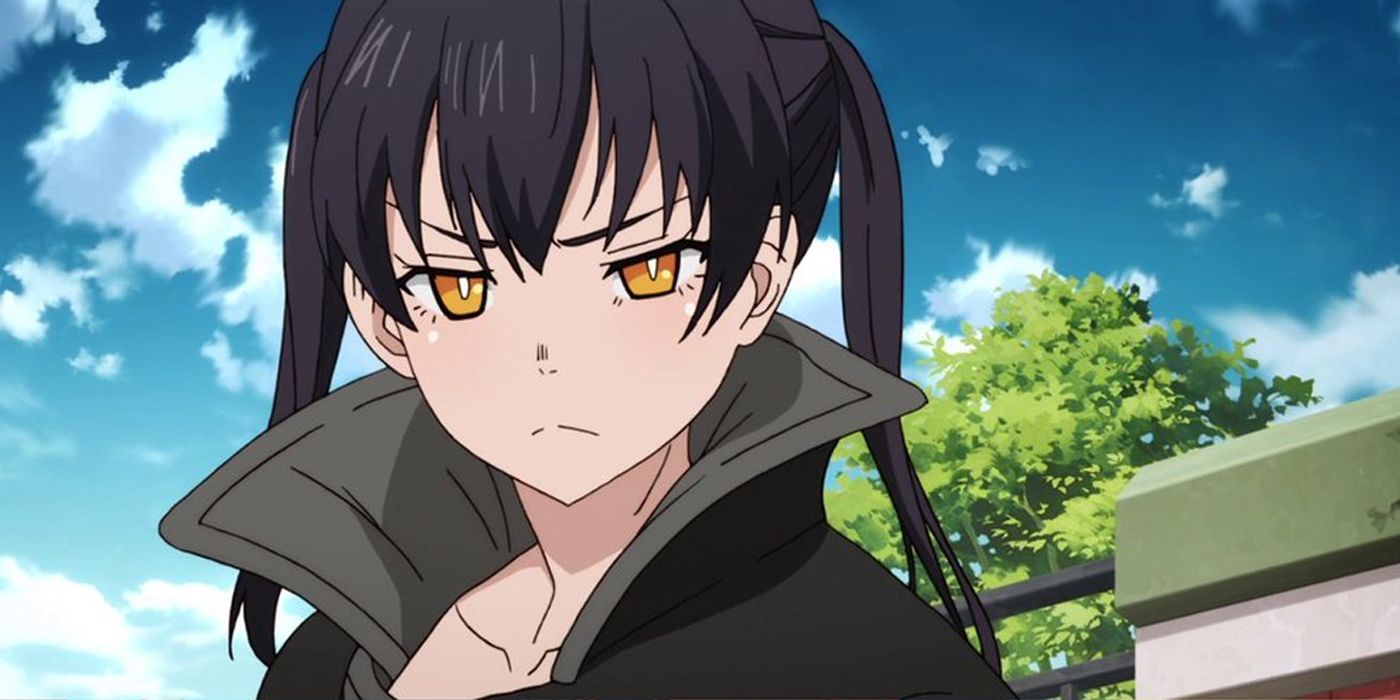 Tamaki Kotatsu is a character from the anime Fire Force who has a distinct  appearance. She has long - Playground