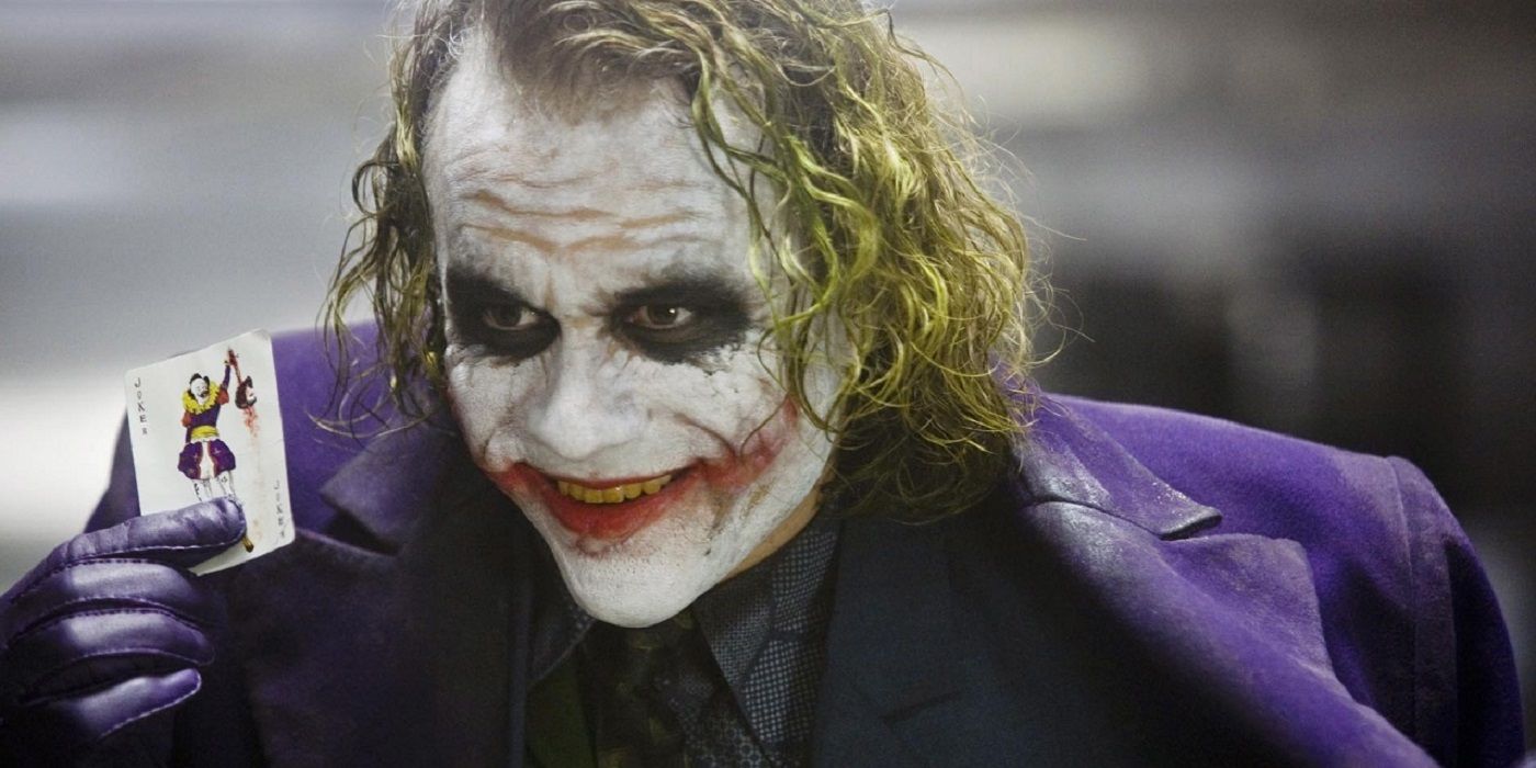 Heath Ledger as Joker in The Dark Knight Rises