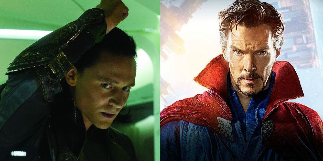 Loki and Dr. Strange side by side
