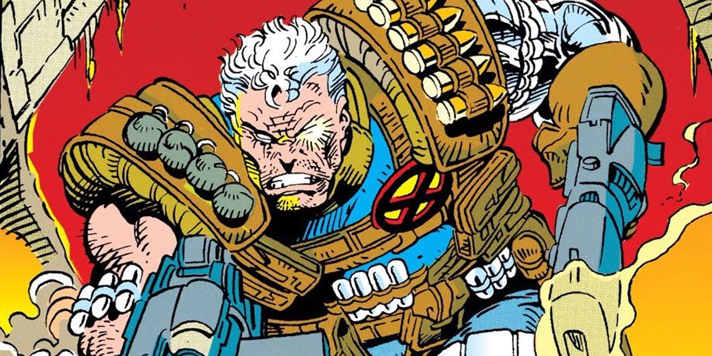 Cable in his 90s costume