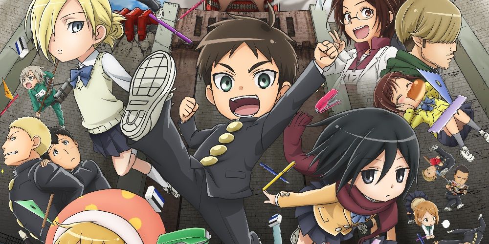 Anime Attack on Titan Junior High Spin Off