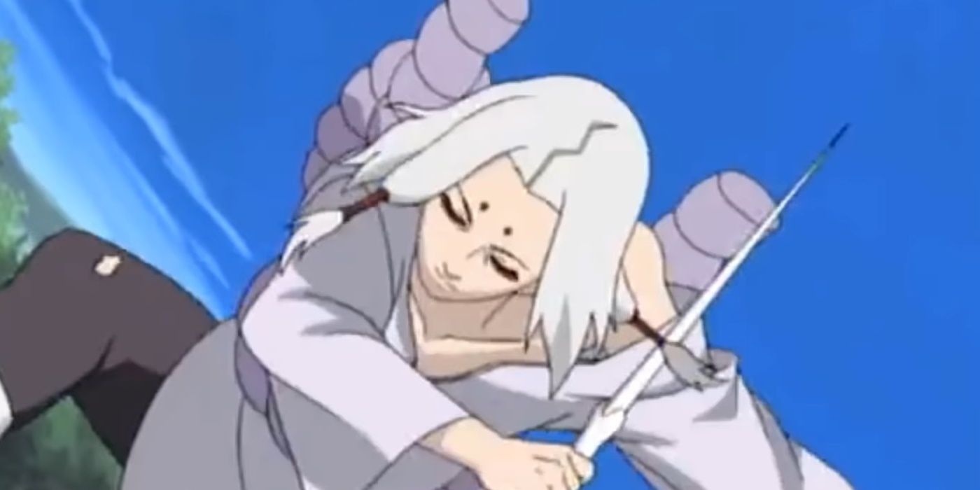 Kimimaro in battle in Naruto.