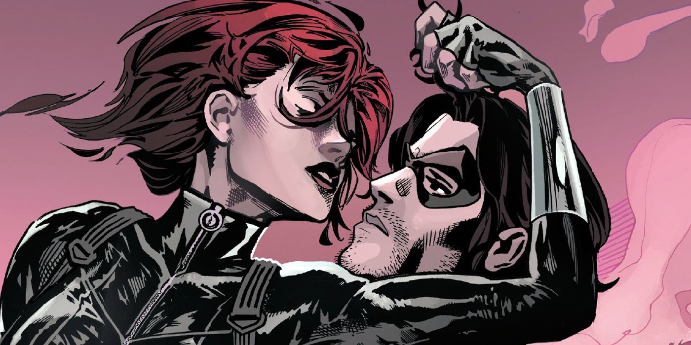 Black Widow and Winter Soldier romance in Marvel Comics