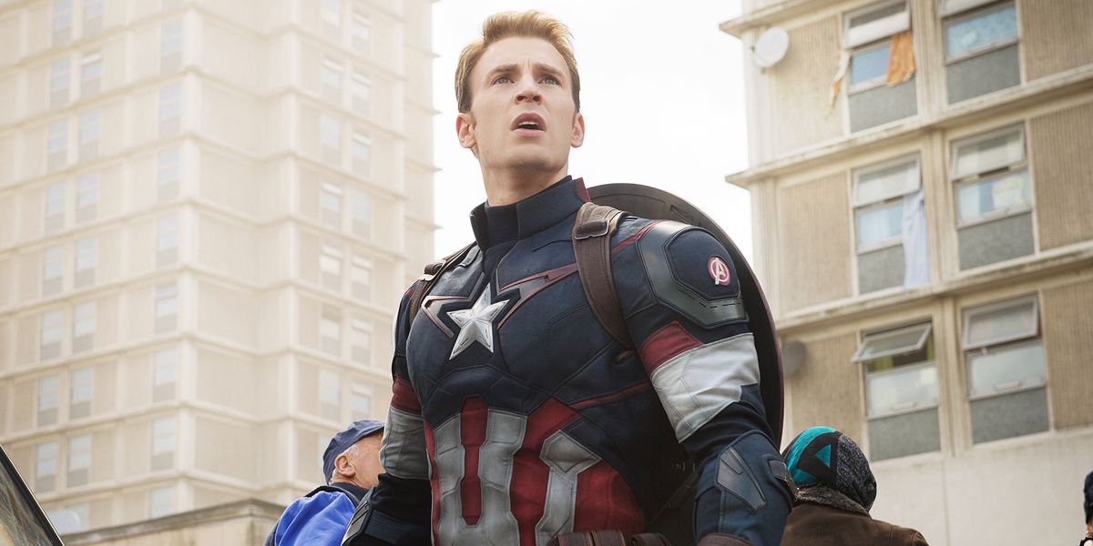 MCU AVENGERS: AGE OF ULTRON, Chris Evans as Captain America, 2015. ph: Jay Maidment / © Walt Disney