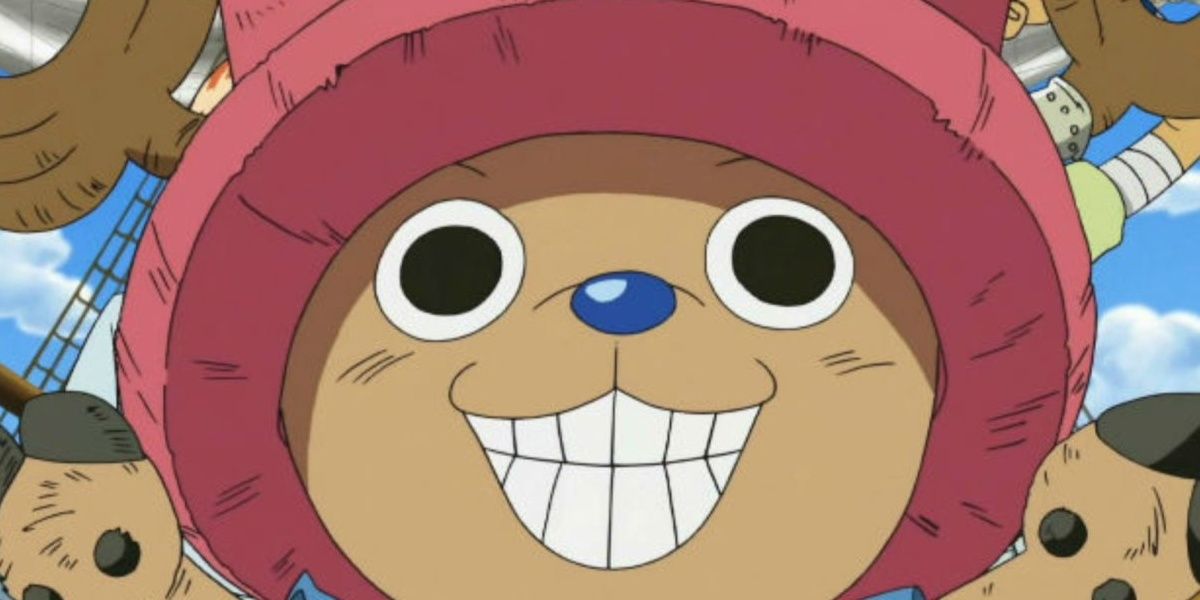Tony Tony Chopper grinning in One Piece pre-timeskip