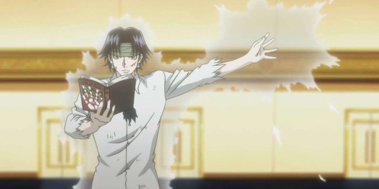 Chrollo Lucifer fighting the Zoldycks Cropped From Hunter X Hunter