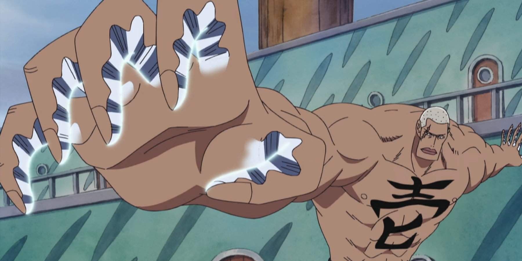 Mr One metal fingers from One Piece