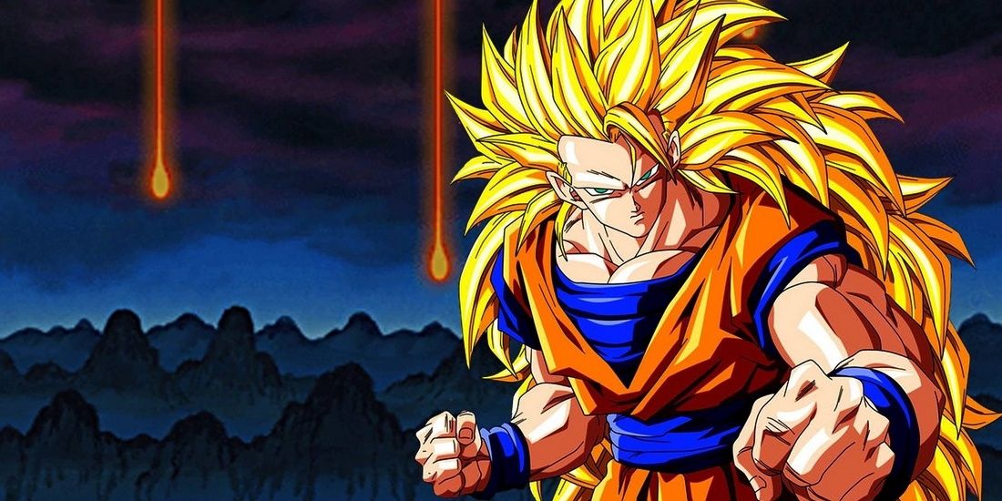 Saiyan version of Goku ready to fight (Dragon Ball)