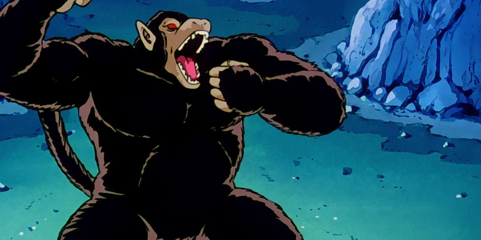 Anime Dragon Ball Gohan Turned into a Great Ape