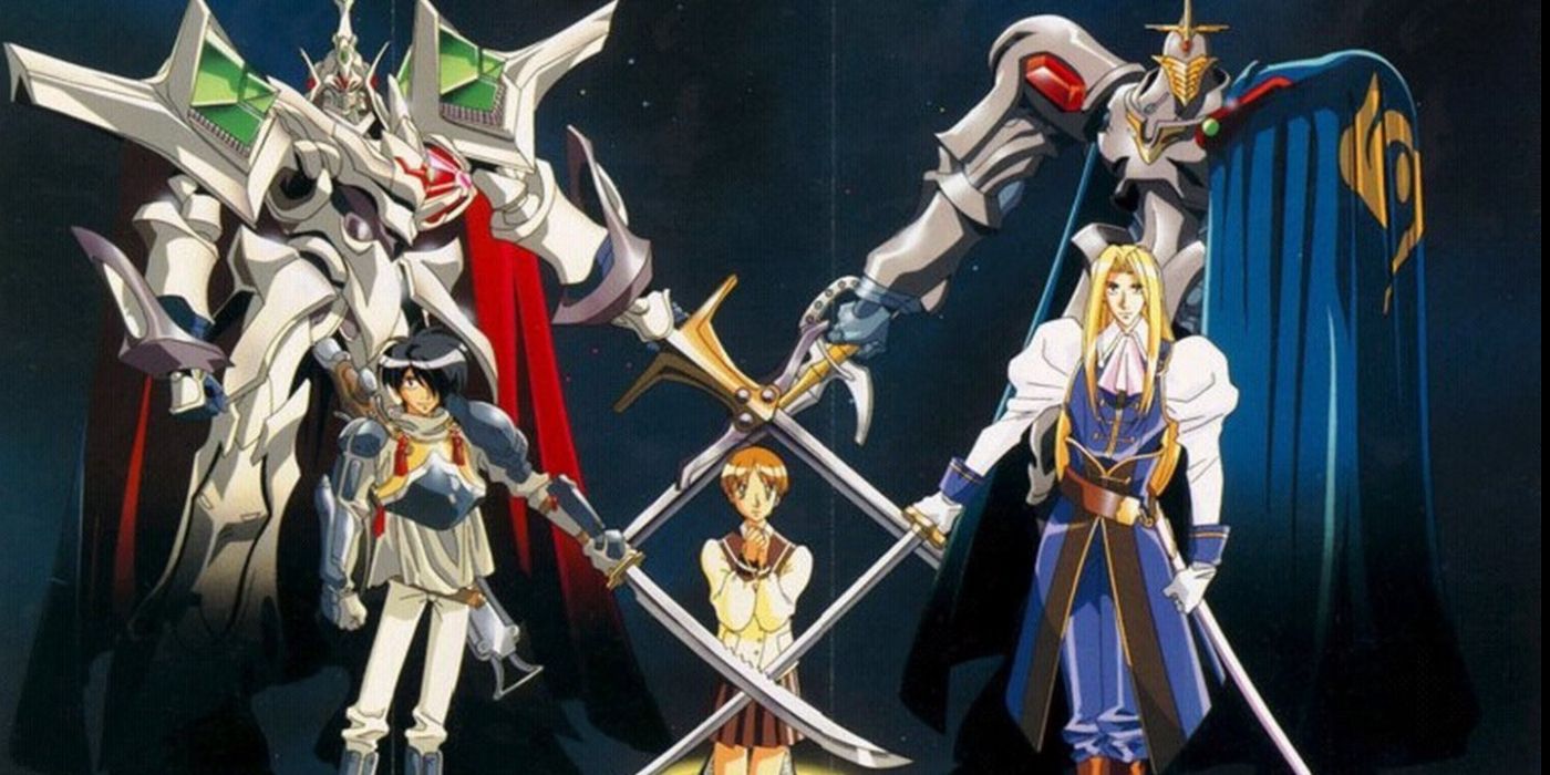 Main cast of Escaflowne in judgment.