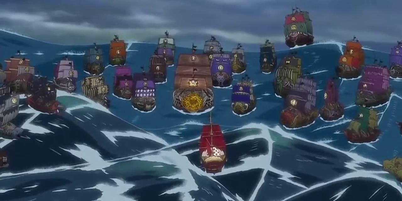 One Piece All Pirate Ships 