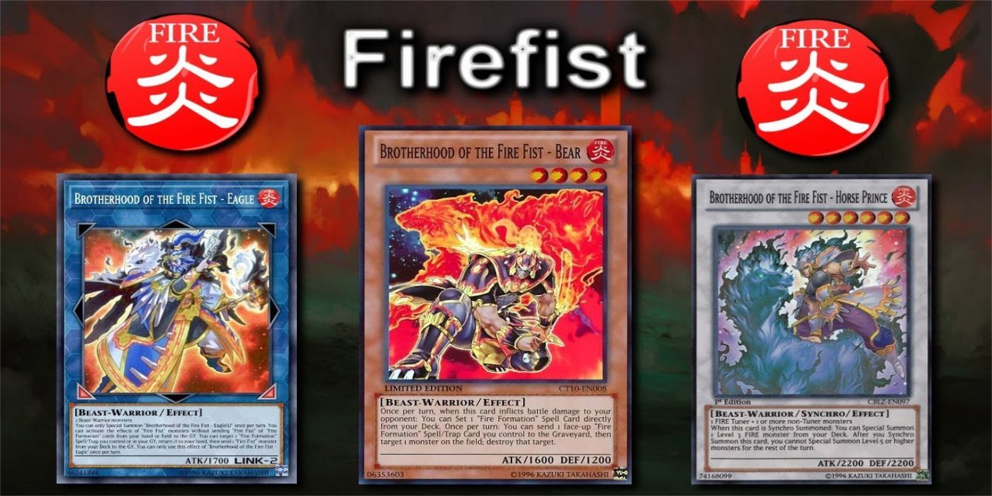 Yugioh Cards Brotherhood Of The Fire Fist Deck Building Cards Choose Your Own 