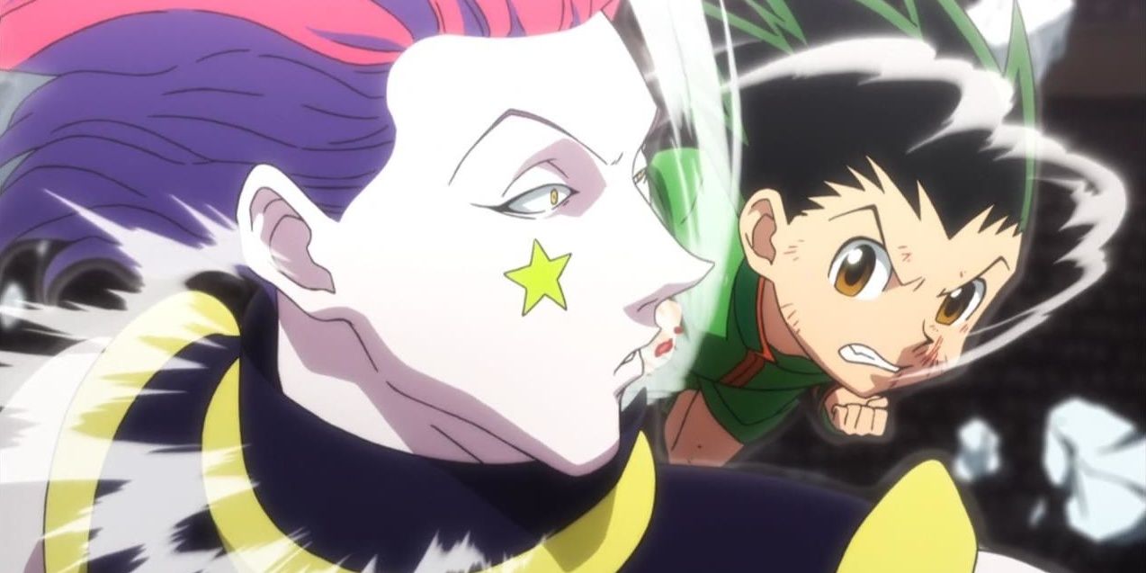 Killua and Gon avoid Hisoka 