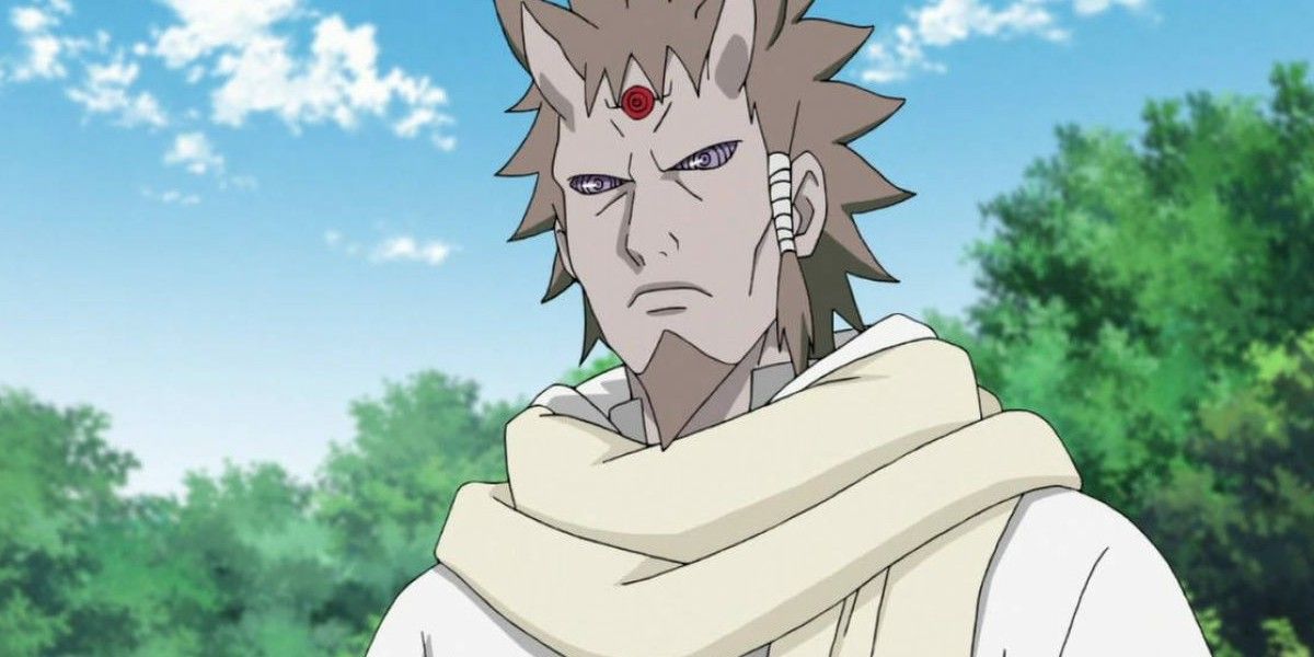 Hagoromo Otsutsuki as the Ten tails Jinchūriki in the Naruto Shippuden anime