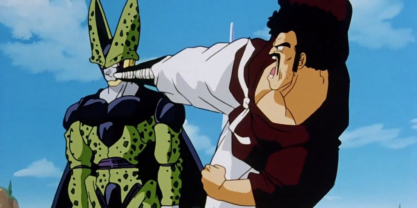Anime Hercule vs Cell Losers fight first Cropped