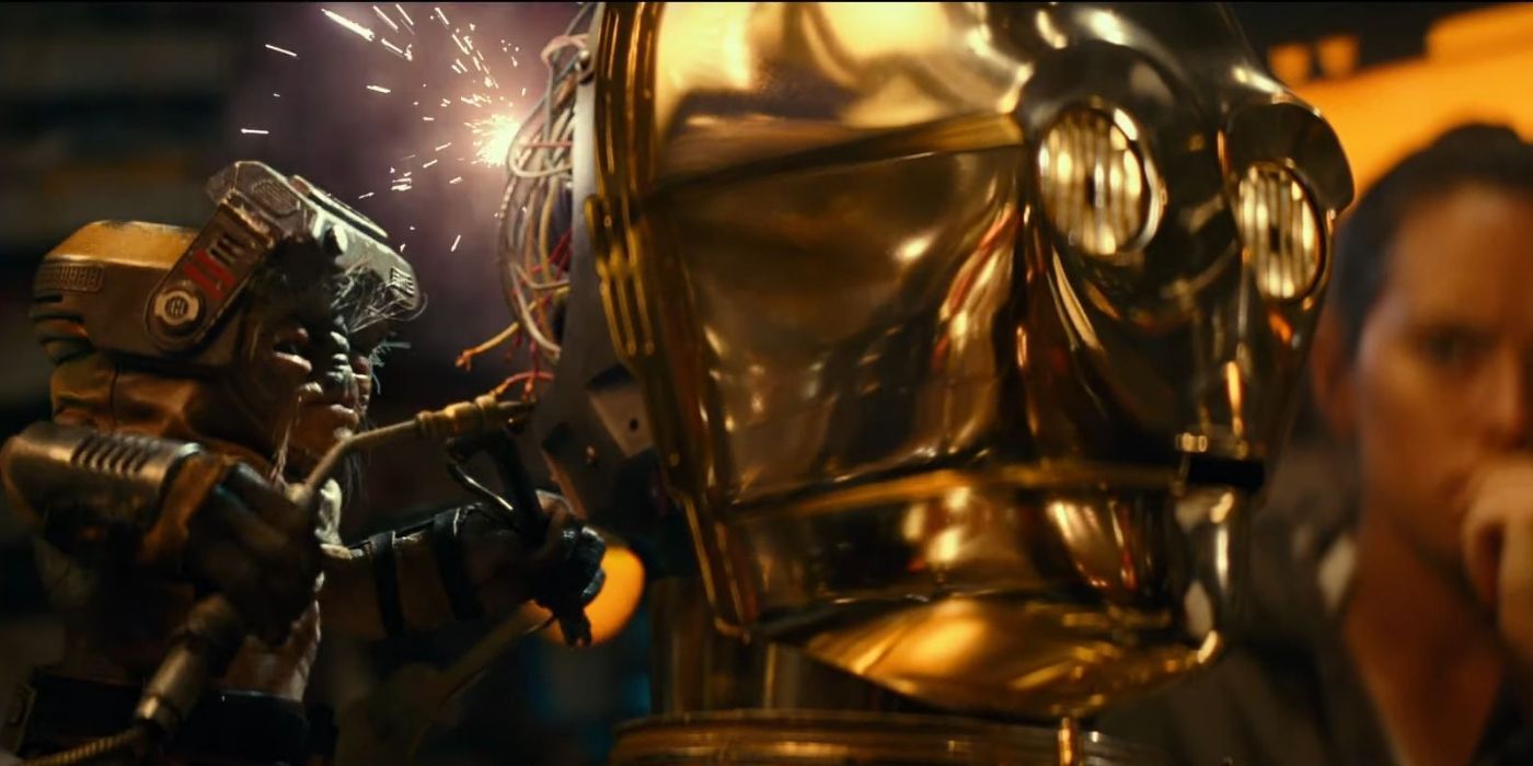 Horizontal - The Rise of Skywalker Final Trailer - Kijimi Babu Frik C-3PO Rey Spark