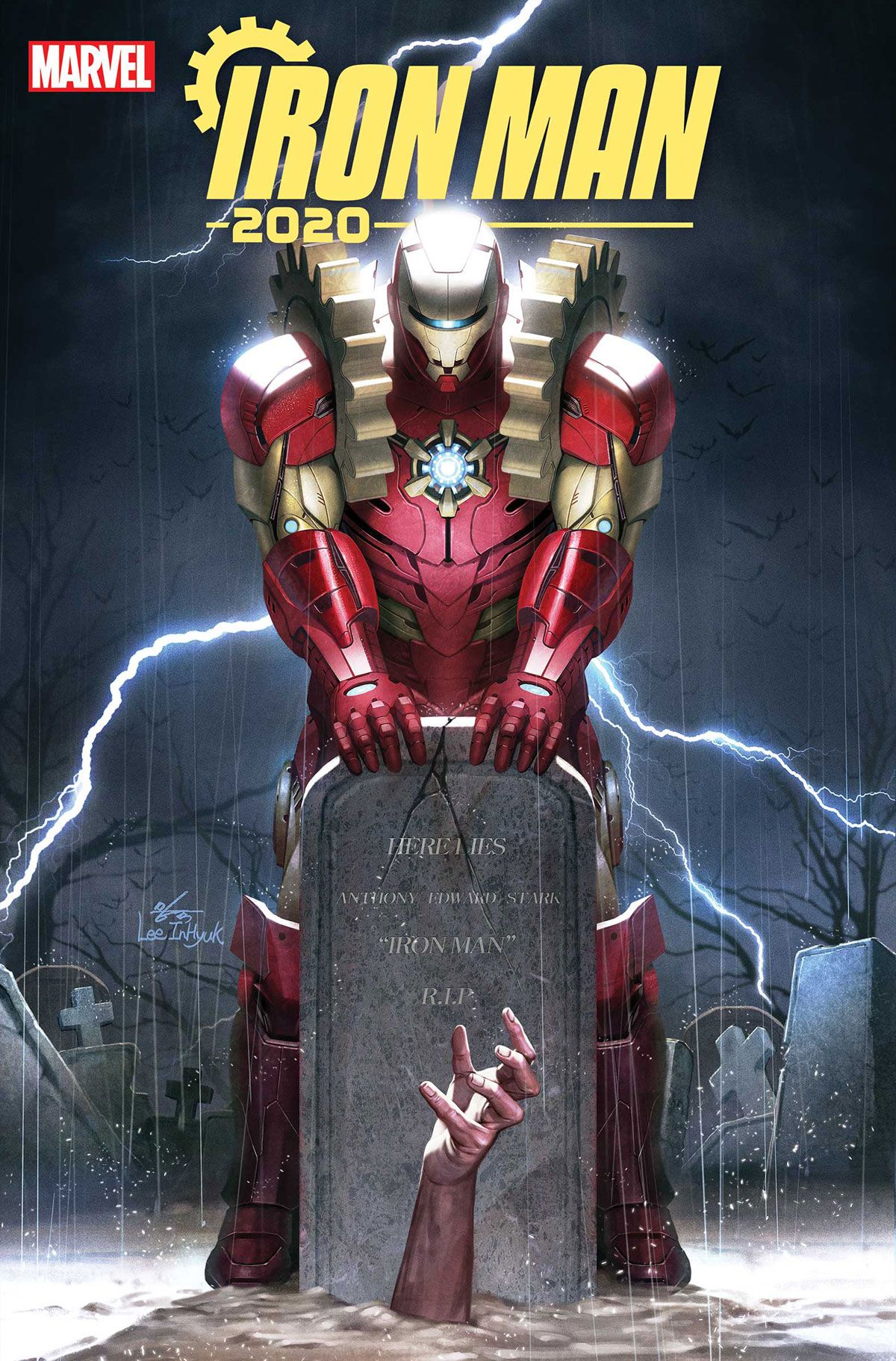 Ironman Super Heroes Creator Stan Lee Facsimile Auto Card 