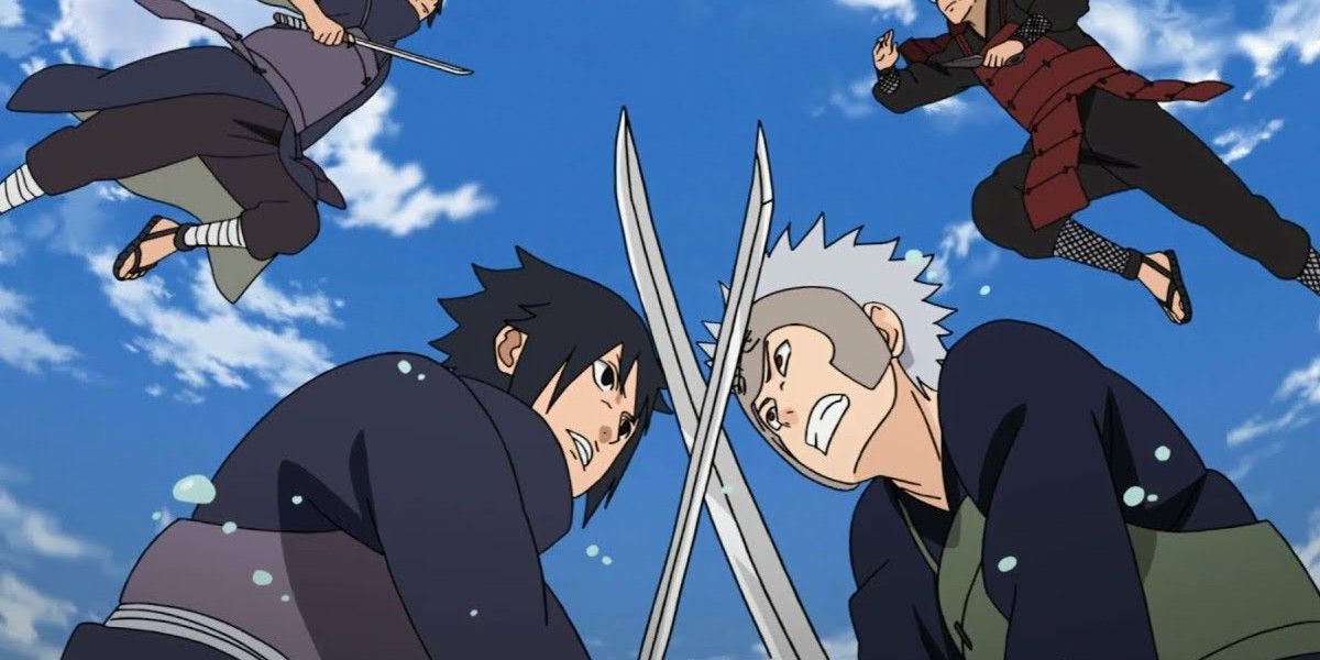 Naruto _ Izuna Uchiha vs Tobirama Senju