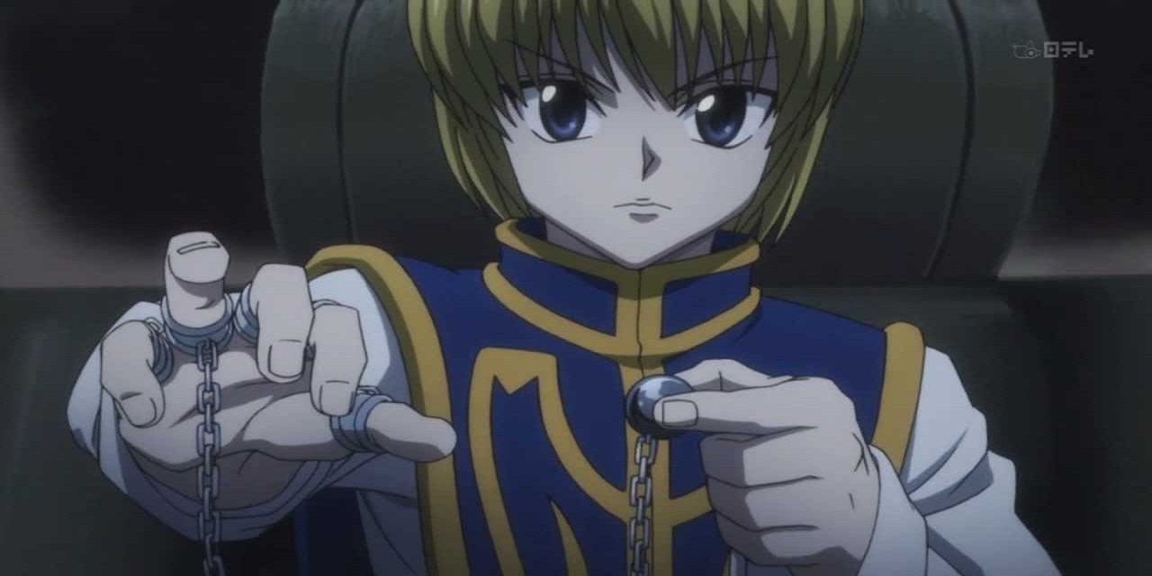 Kurapika using chains