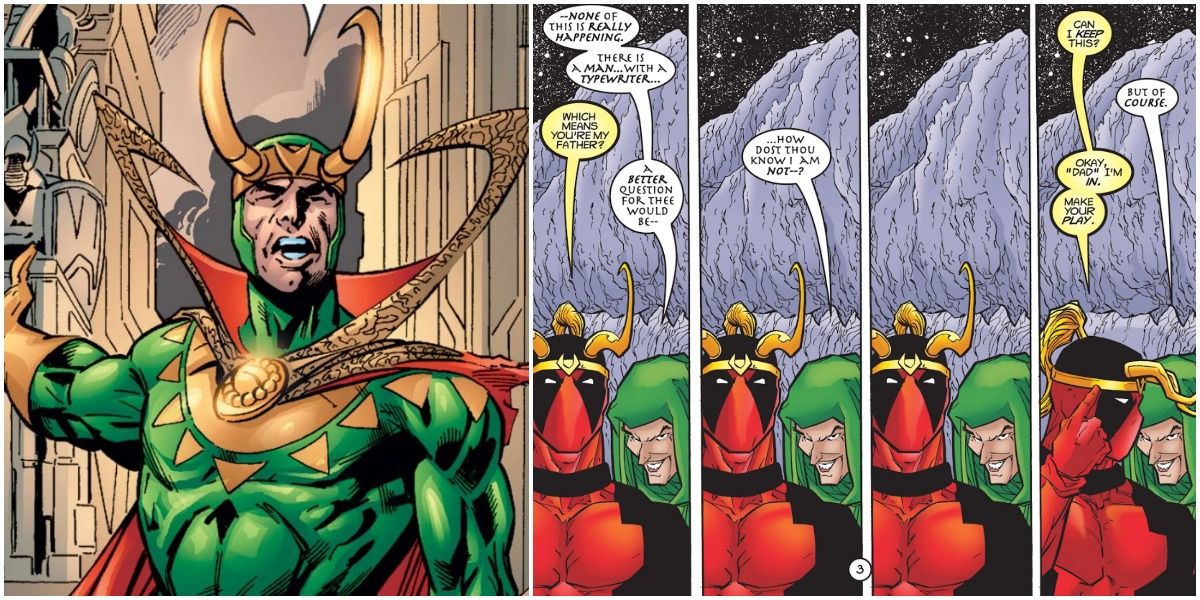 Loki and Deadpool start their absurd relationship in a conversation