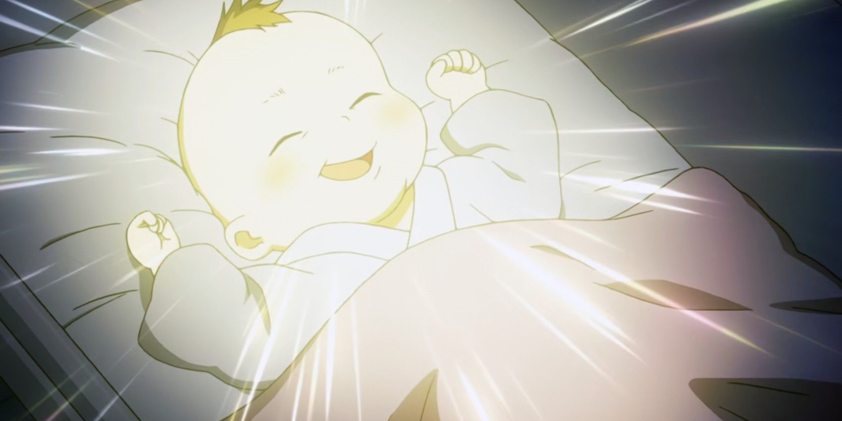 The Luminescent Baby, the first Quirk user in My Hero Academia.