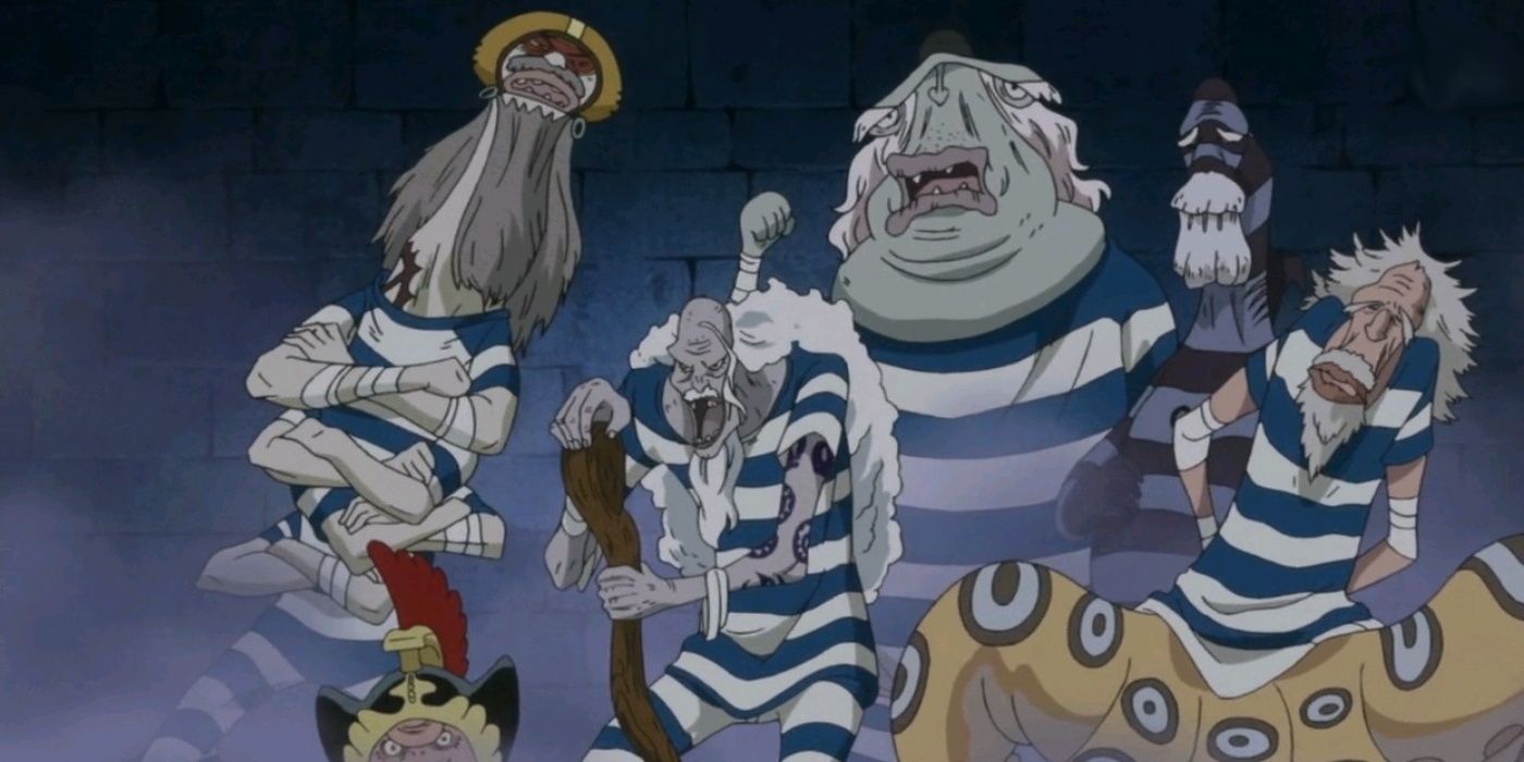 The New Fishman Pirates drained of their energy in One Piece